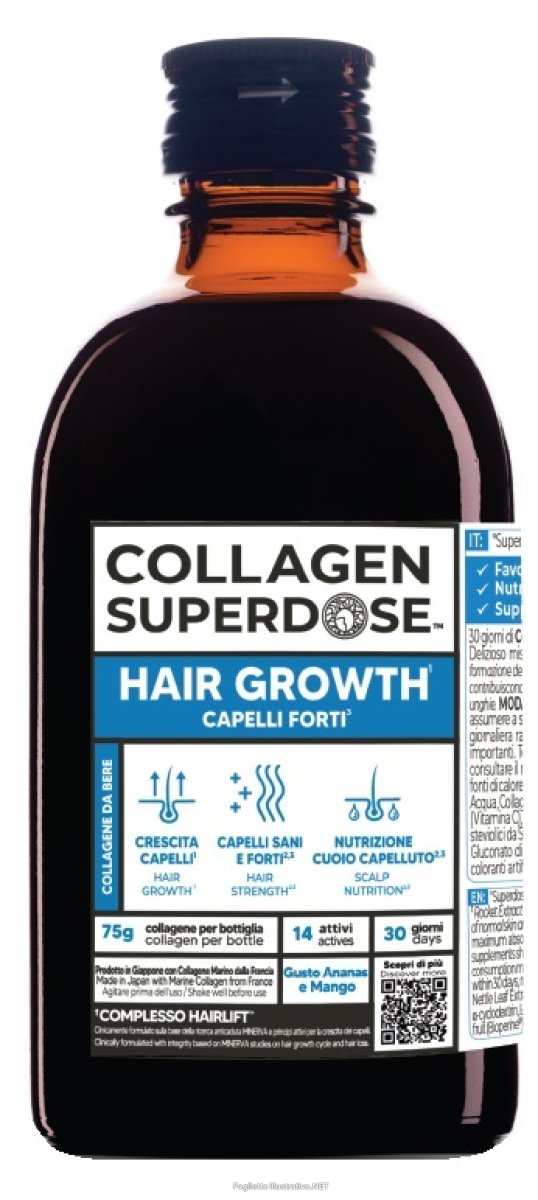 Cerca Prezzi di collagen superdose hair growt integratore per capelli forti soluzione orale 300ml e acquista online