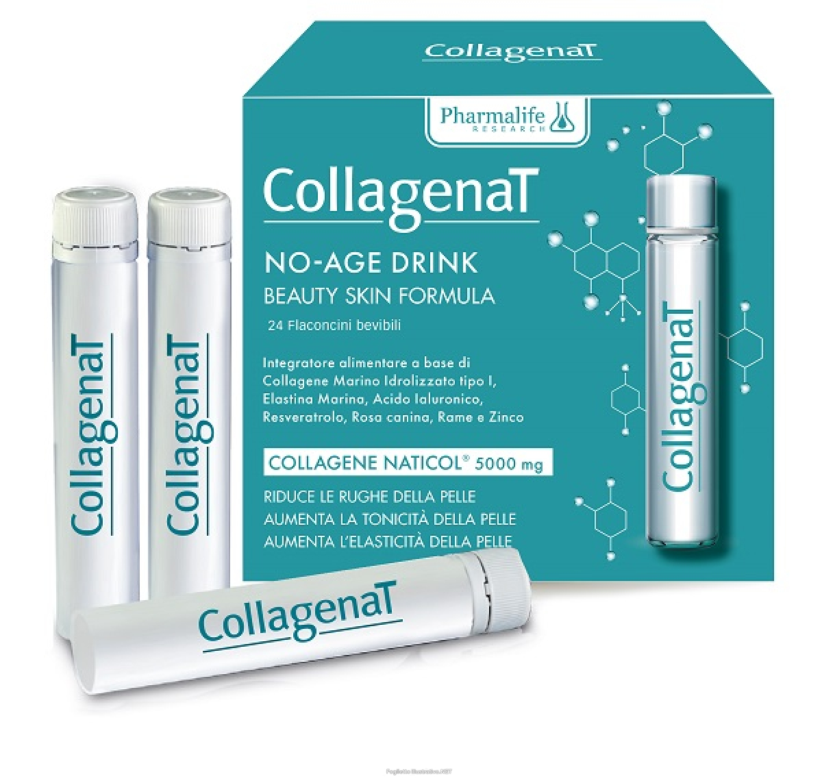 Cerca Prezzi di collagenat no-age drink integratore per il benessere della pelle 24 flaconcini da 25ml e acquista online