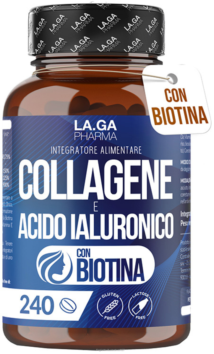 Cerca Prezzi di collagene acido ialuronico biotina 240 compresse senza glutine e lattosio e acquista online