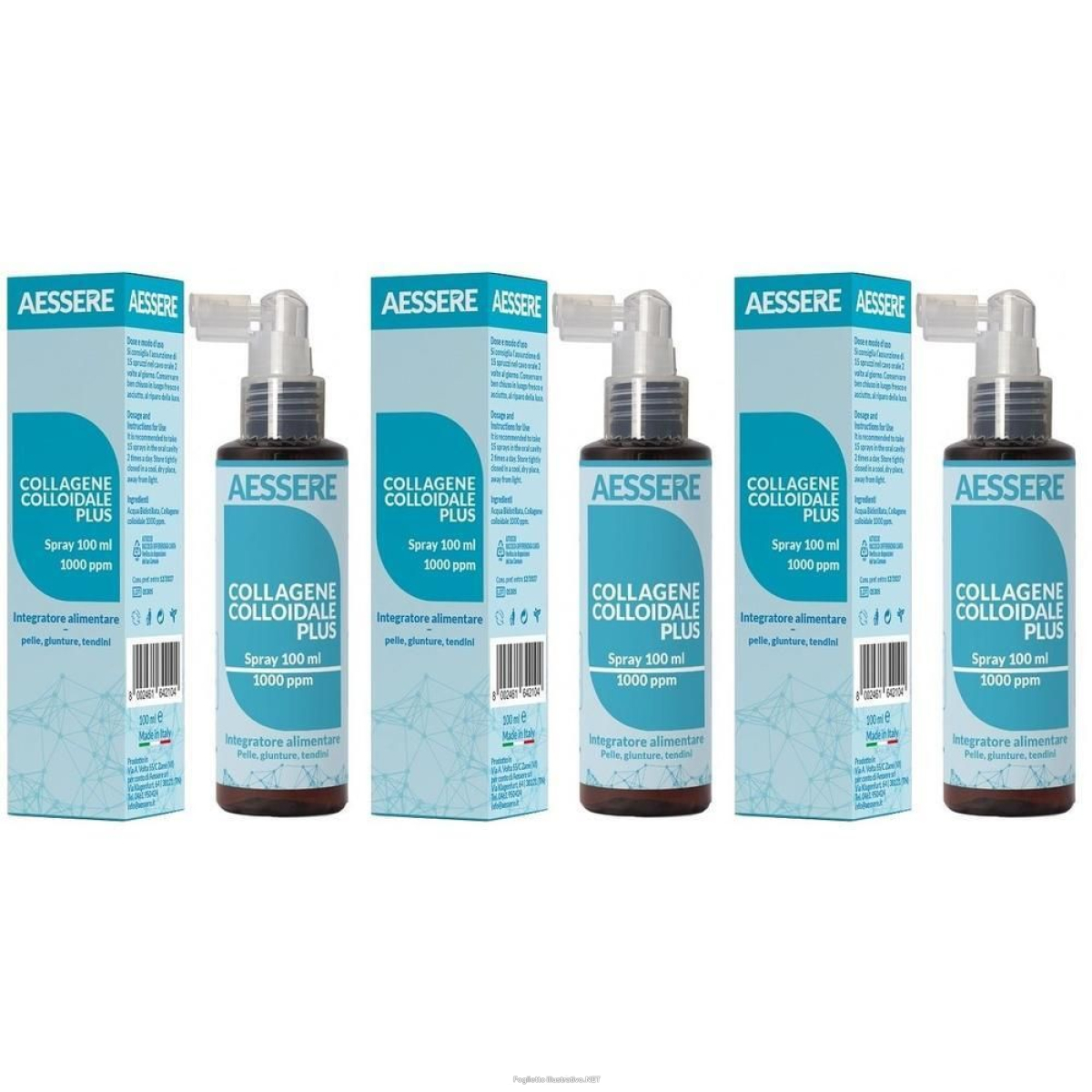 Cerca Prezzi di collagene colloidale plus 1000ppm 100 ml 3x100 ml spray orale e acquista online