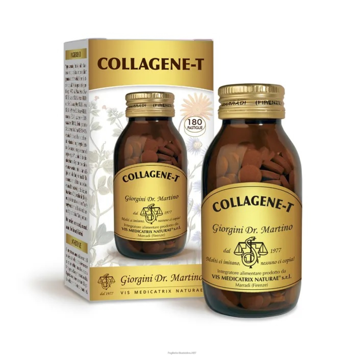 Cerca Prezzi di collagene-t integratore per la pelle e il benessere articolare 180 pastiglie e acquista online
