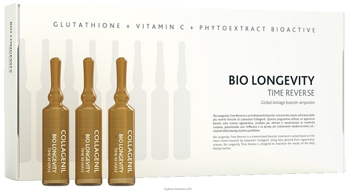 Cerca Prezzi di collagenil bio longevity time reverse trattamento antirughe viso 8 fiale da 2,5 ml e acquista online