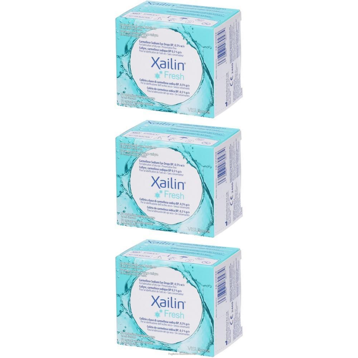 Cerca Prezzi di collirio xailin fresh 30 flaconcini x 0,4 ml 3x30x0,4 ml gocce oftalmi e acquista online