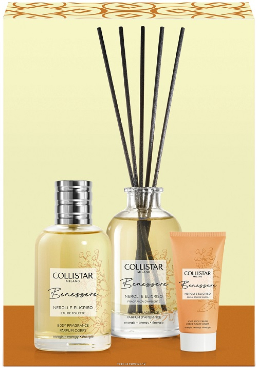 Cerca Prezzi di collistar cofanetto benessere neroli ed elicriso eau de toilette 100ml + crema soffice corpo 50ml + fragranza d'ambiente collistar e acquista online