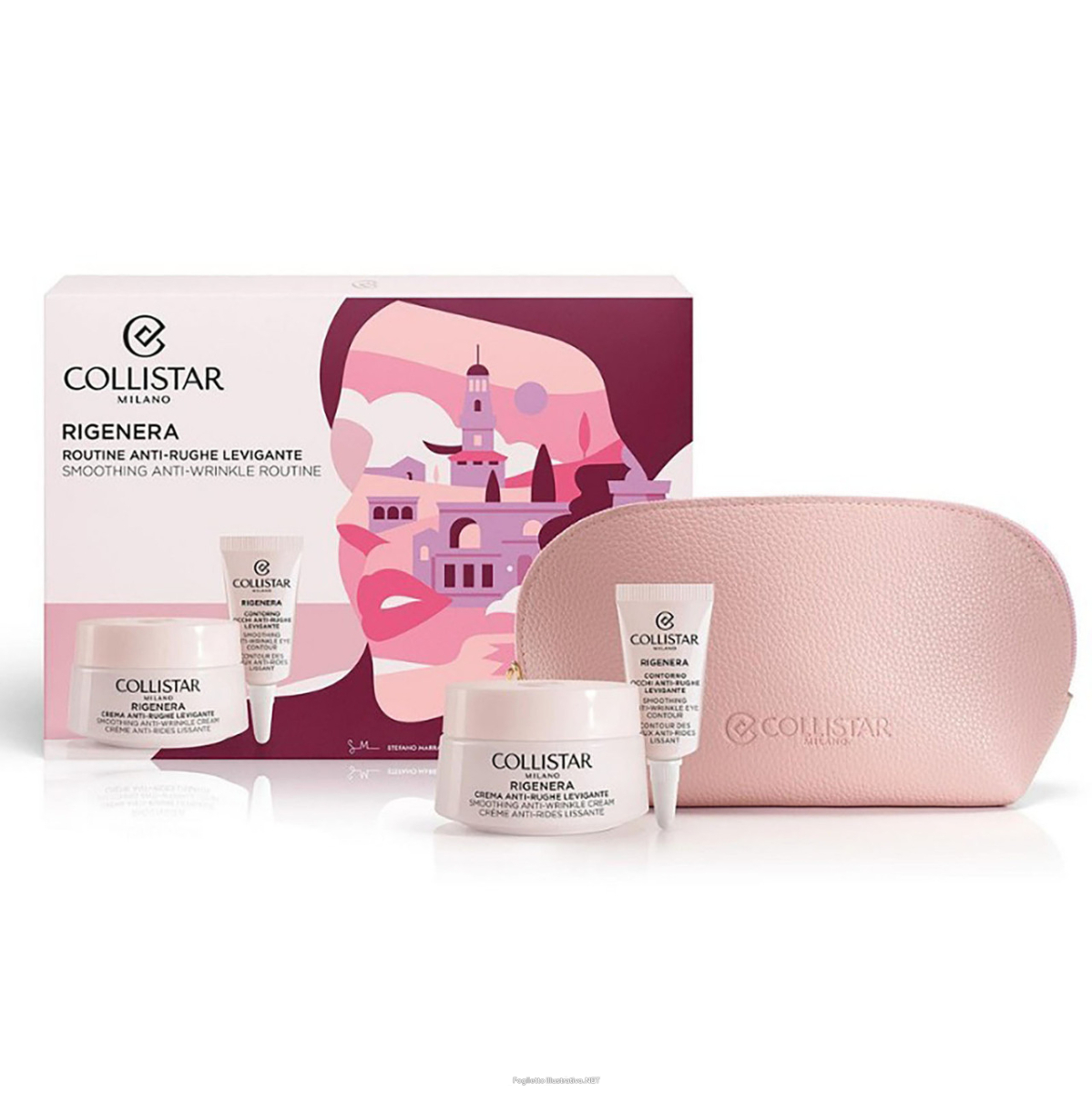 Cerca Prezzi di collistar cofanetto crema viso/collo 50ml + contorno occhi 5ml + bustina gocce magiche + pochette collistar e acquista online