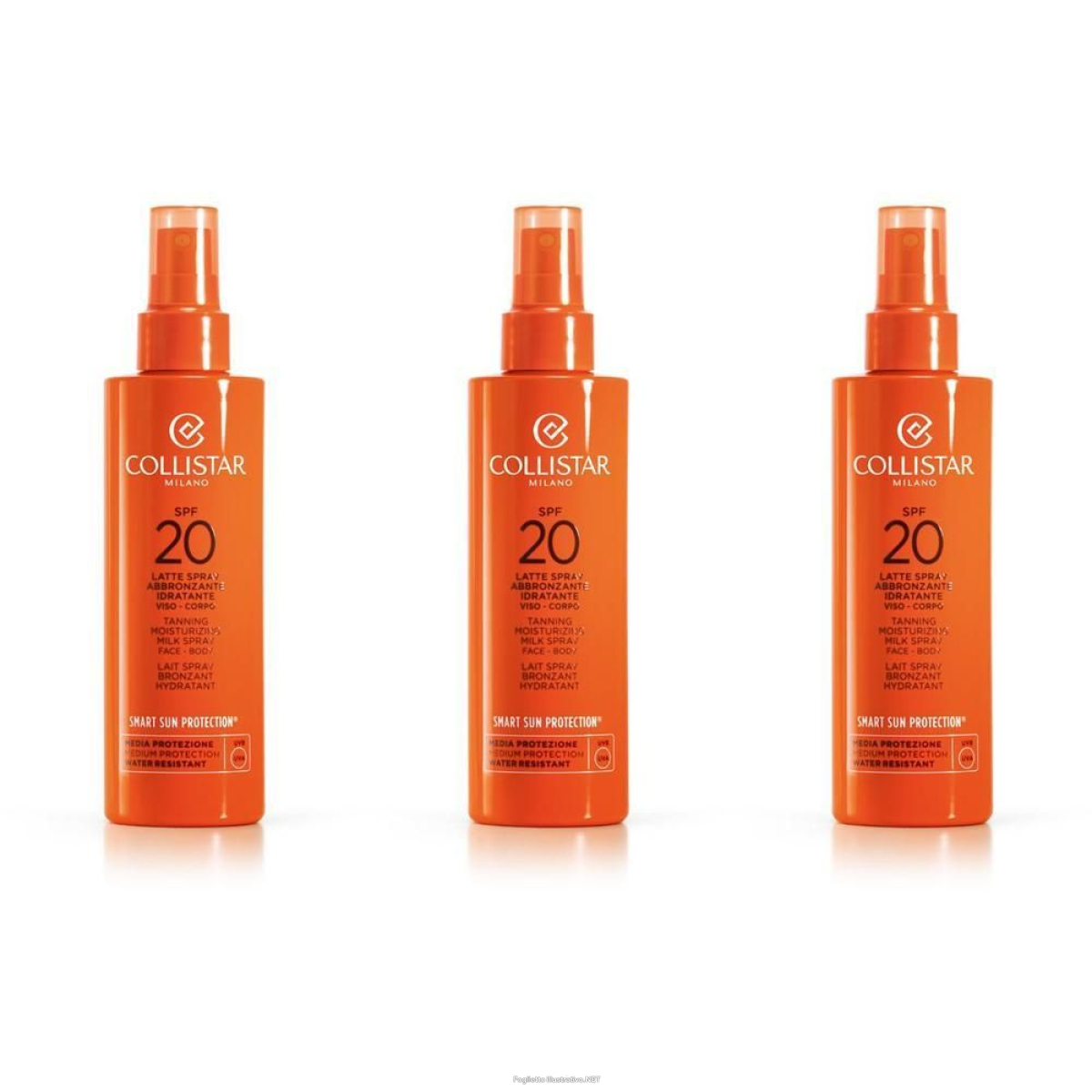 Cerca Prezzi di collistar latte spray abbronzante idratante spf 20 3x200 ml e acquista online