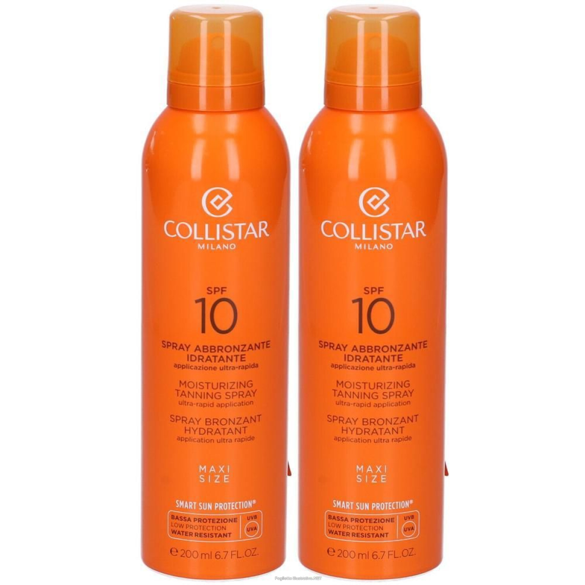 Cerca Prezzi di collistar spray abbronzante idratante spf10 2x200 ml e acquista online