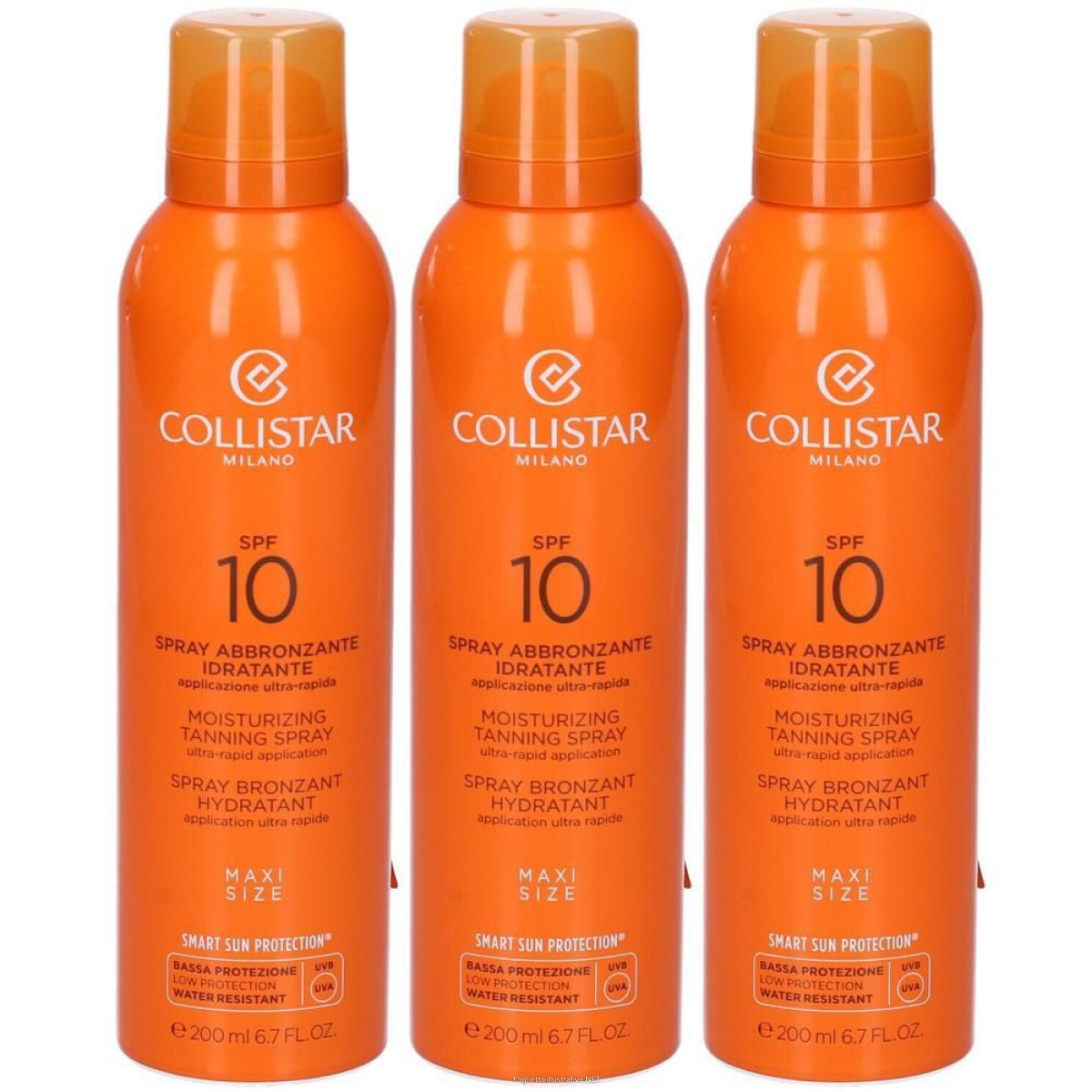 Cerca Prezzi di collistar spray abbronzante idratante spf10 3x200 ml e acquista online