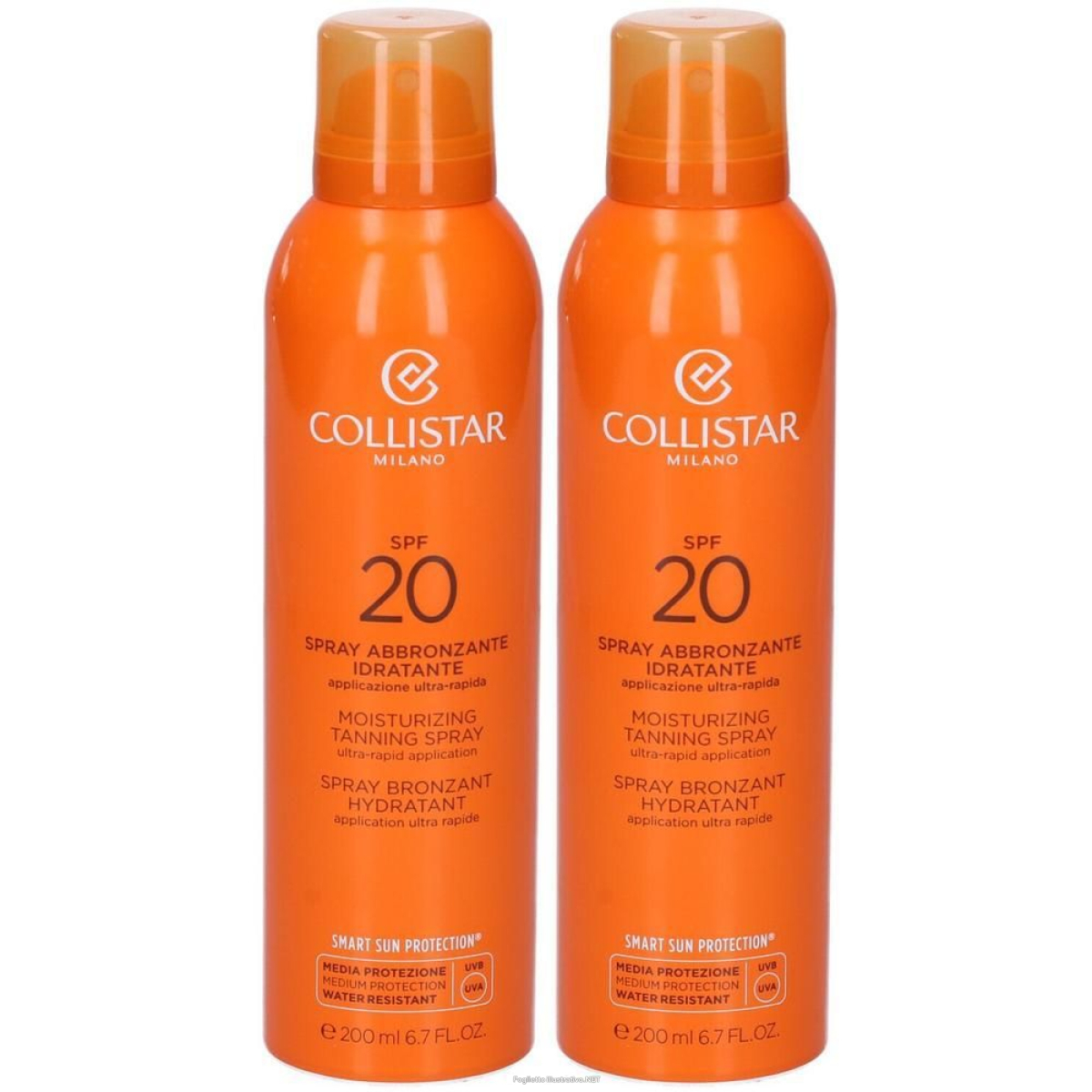 Cerca Prezzi di collistar spray abbronzante idratante spf20 2x200 ml e acquista online