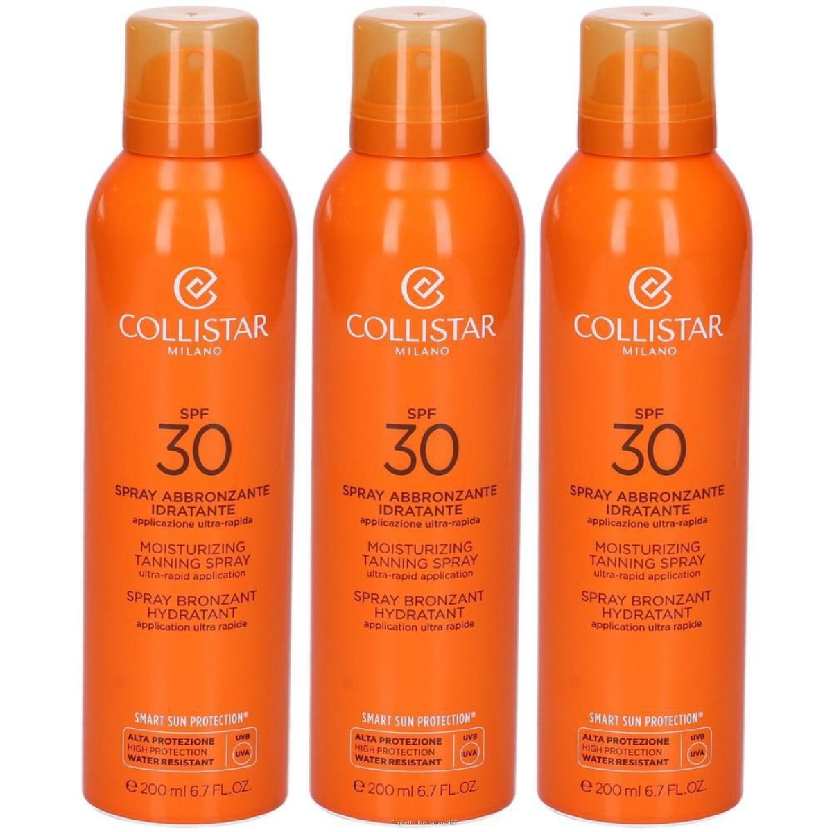 Cerca Prezzi di collistar spray abbronzante idratante spf30 3x200 ml e acquista online
