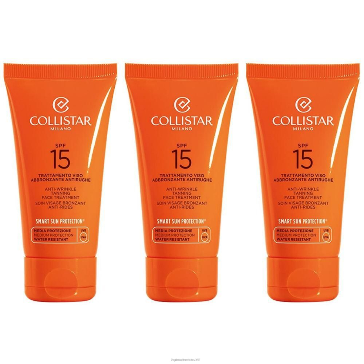 Cerca Prezzi di collistar trattamento viso abbronzante antirughe spf15 3x50 ml e acquista online