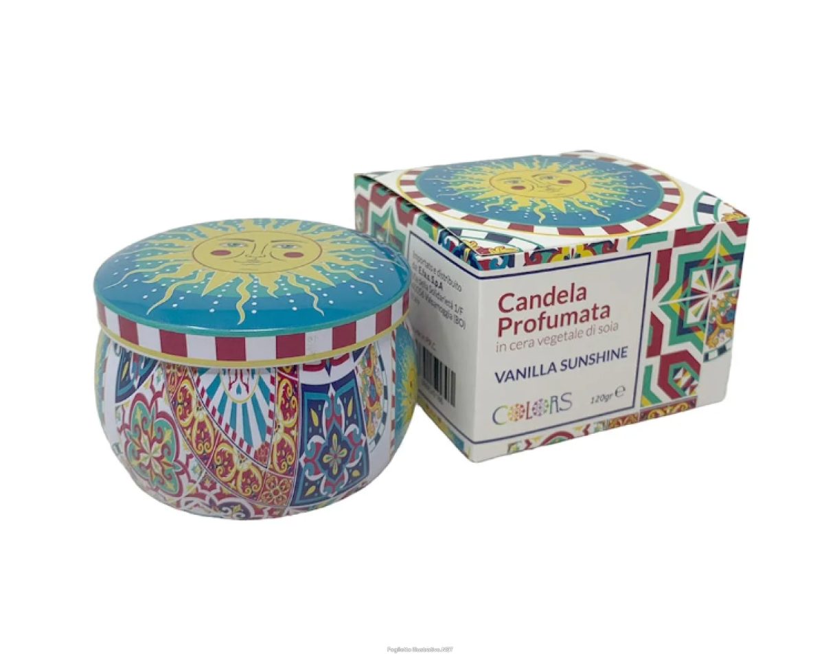 Cerca Prezzi di colors candela profumata vanilla sunshine vaniglia, 120g, cera di soia, eco-friendly e acquista online