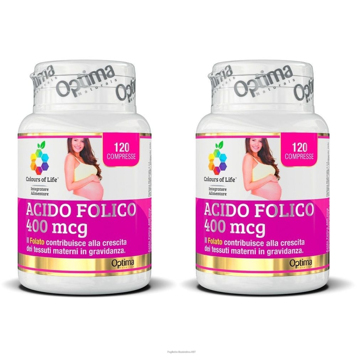 Cerca Prezzi di colours of life® acido folico set da 2 2x42 g compresse e acquista online