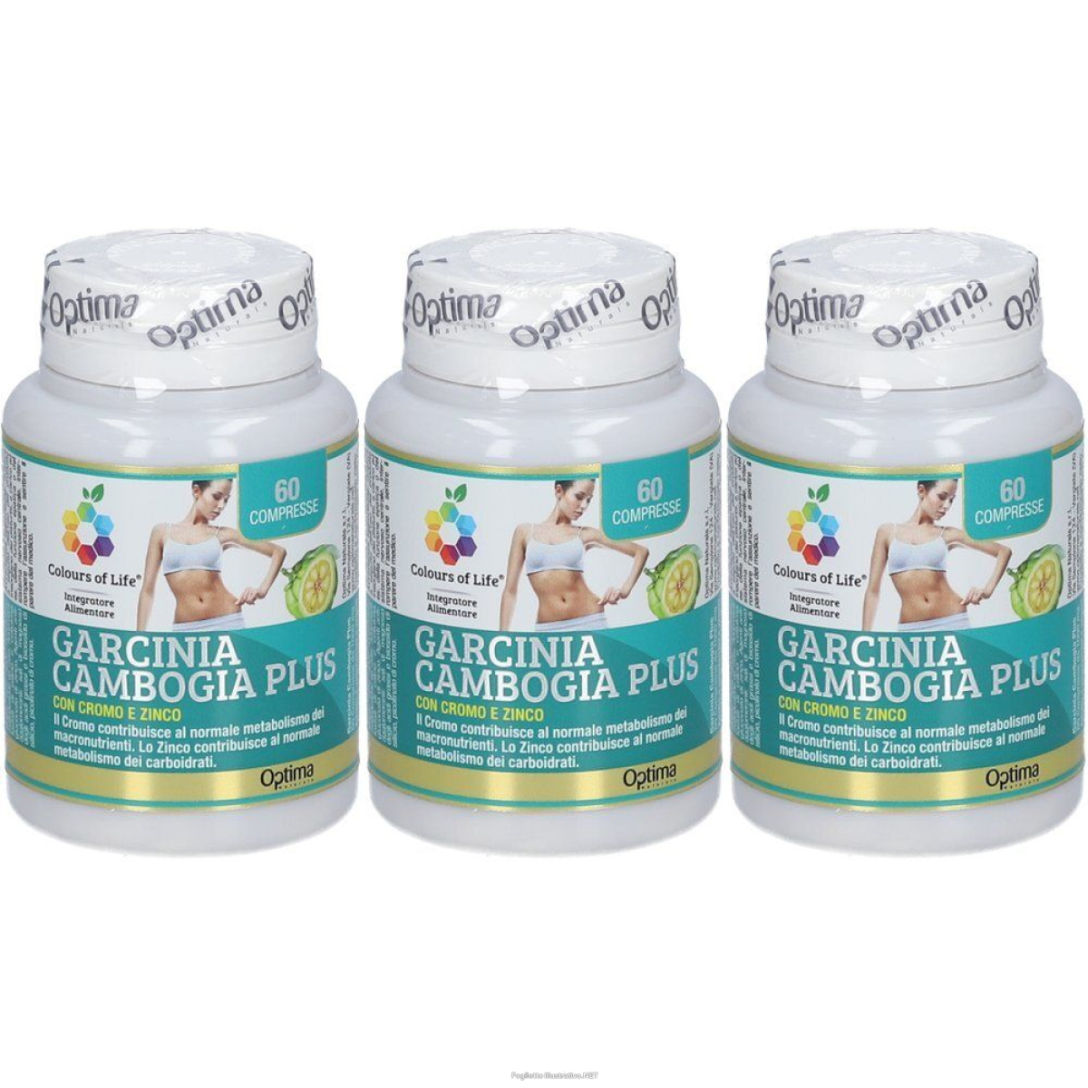 Cerca Prezzi di colours of life® garcinia cambogia plus 3x60 g compresse e acquista online