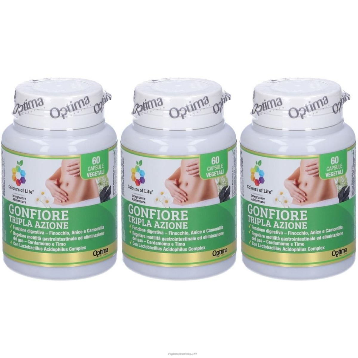 Cerca Prezzi di colours of life gonfiore tripla azione 3x34,8 g e acquista online