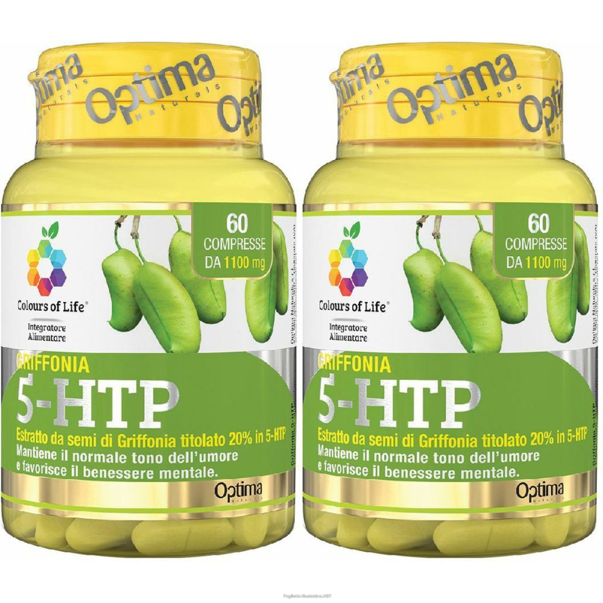 Cerca Prezzi di colours of life® griffonia 5-htp set da 2 2x66 g compresse e acquista online