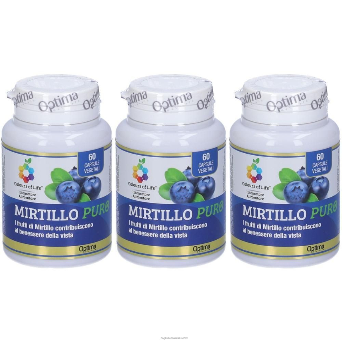 Cerca Prezzi di colours of life mirtillo puro 3x30 g capsule e acquista online