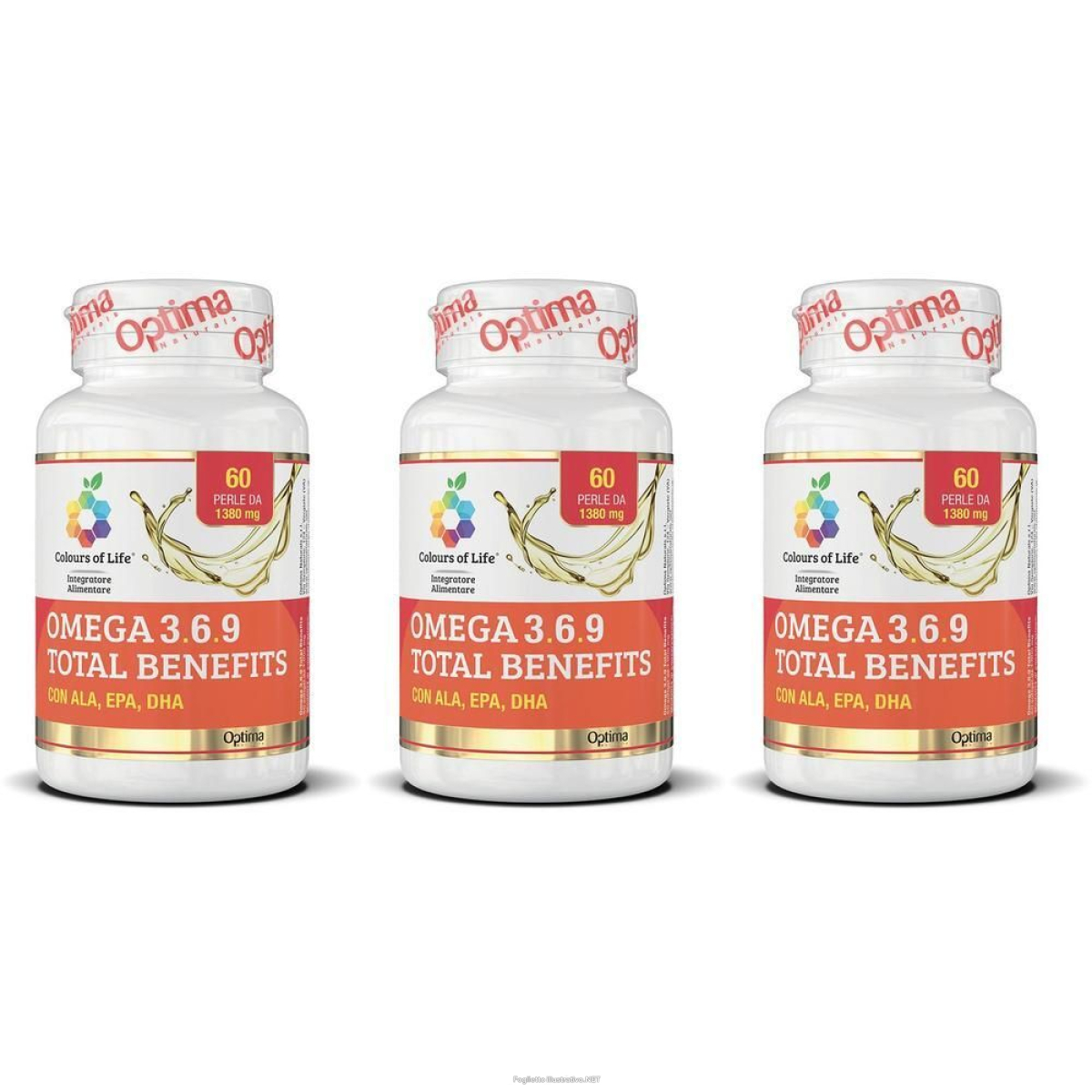 Cerca Prezzi di colours of life omega 3.6.9 total benefits 3x83,26 g e acquista online