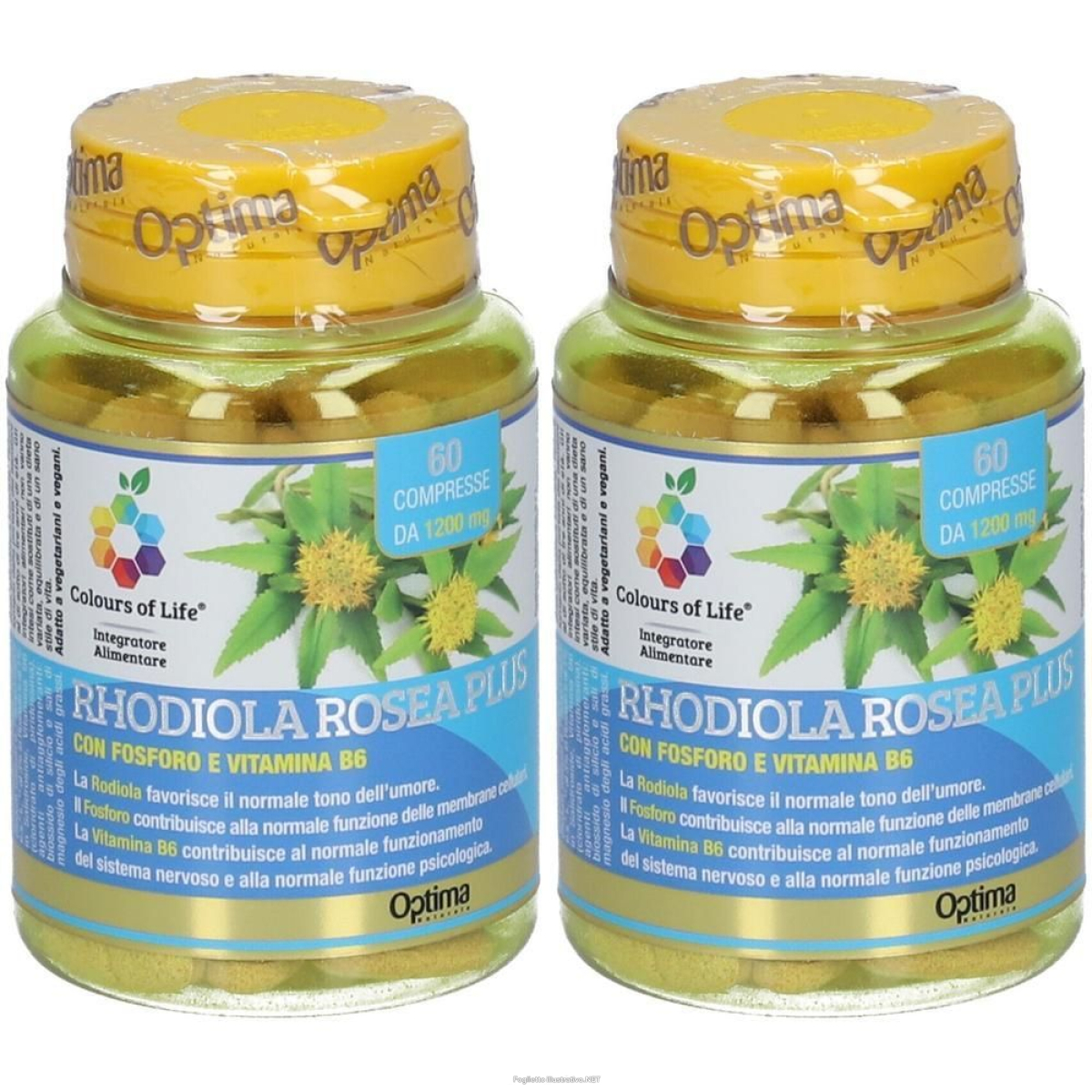 Cerca Prezzi di colours of life® rhodiola rosea plus 2x72 g compresse e acquista online