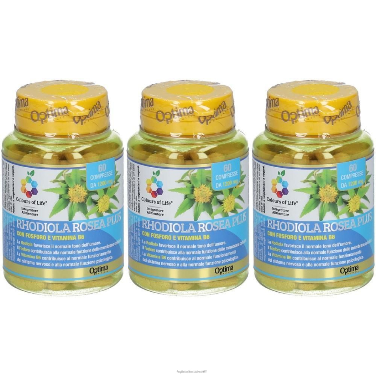 Cerca Prezzi di colours of life® rhodiola rosea plus 3x72 g compresse e acquista online