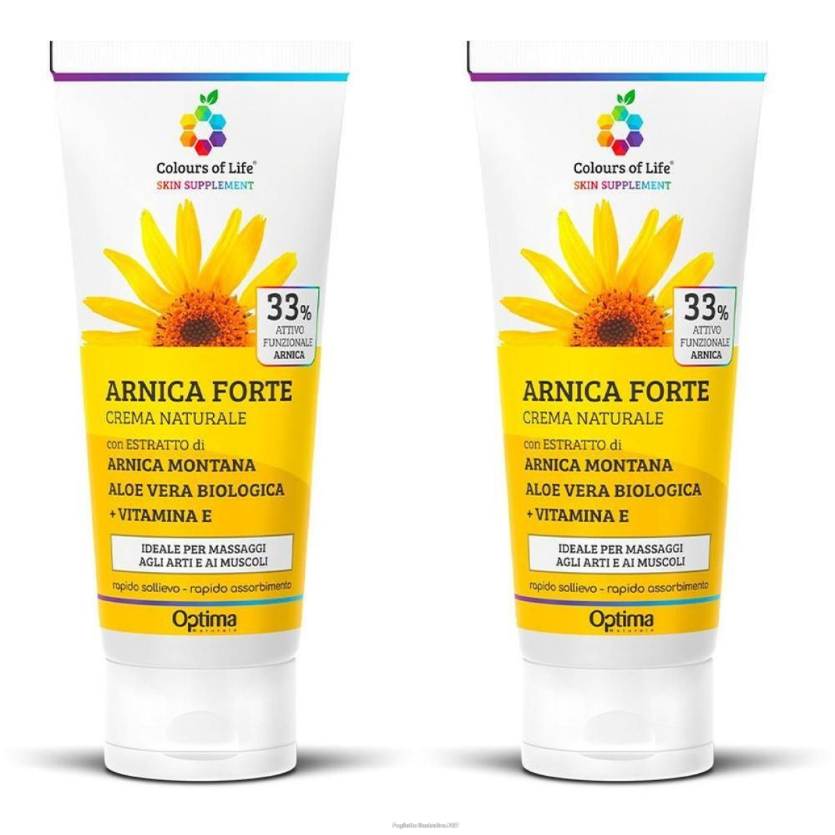 Cerca Prezzi di colours of life skin supplement arnica forte 2x100 ml crema e acquista online