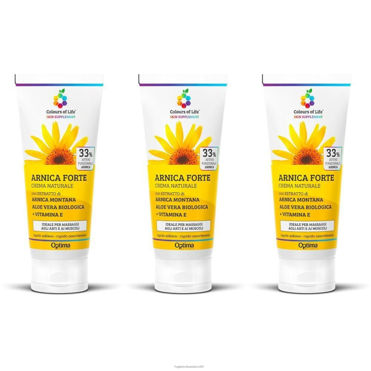 Cerca Prezzi di colours of life skin supplement arnica forte 3x100 ml crema e acquista online