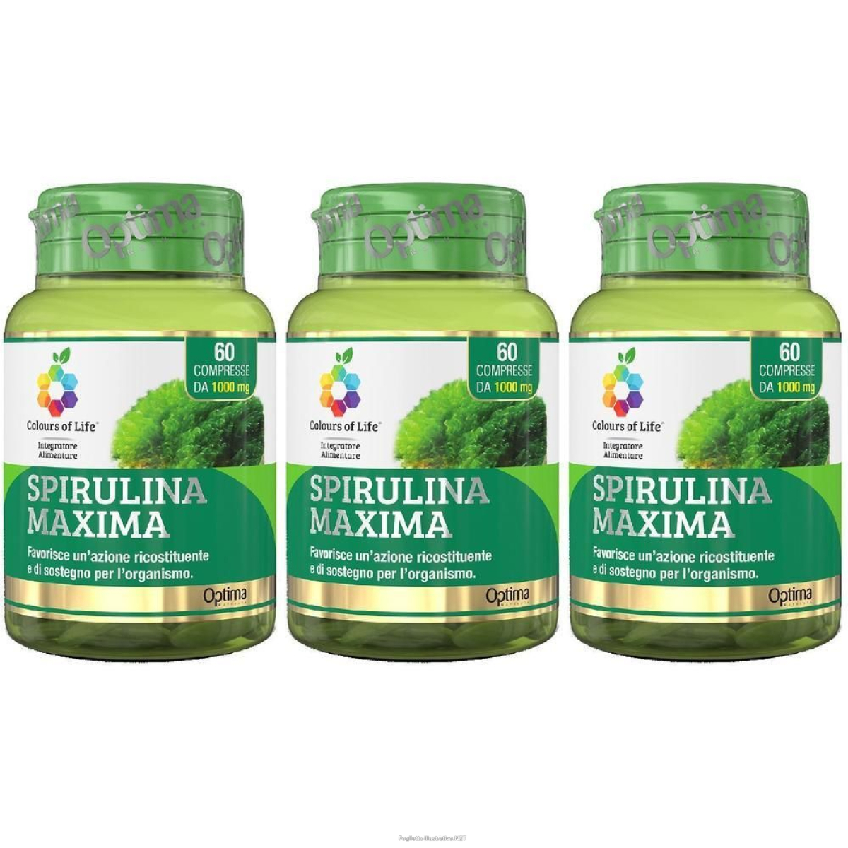 Cerca Prezzi di colours of life® spirulina maxima 3x60 g compresse e acquista online
