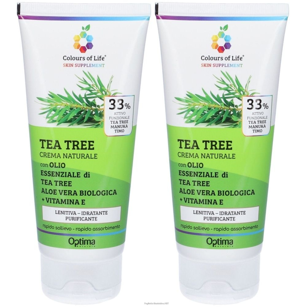 Cerca Prezzi di colours of life® tea tree crema naturale set da 2 2x100 ml e acquista online