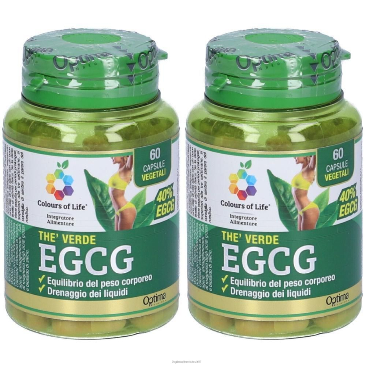 Cerca Prezzi di colours of life the verde egcg 60 capsule vegetali 2x60 pz e acquista online
