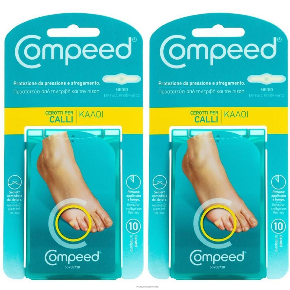 Cerca Prezzi di compeed® cerotti per calli 2x10 pz cerotto e acquista online