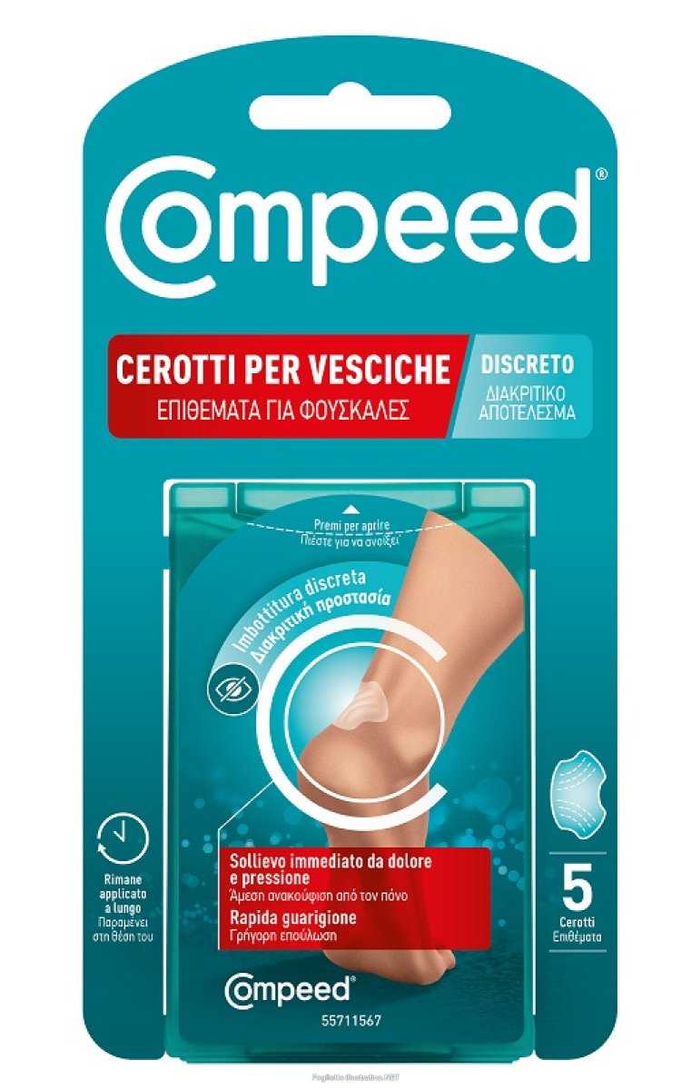 Cerca Prezzi di compeed cerotti per vesciche discreto 5 pezzi pz cerotto e acquista online