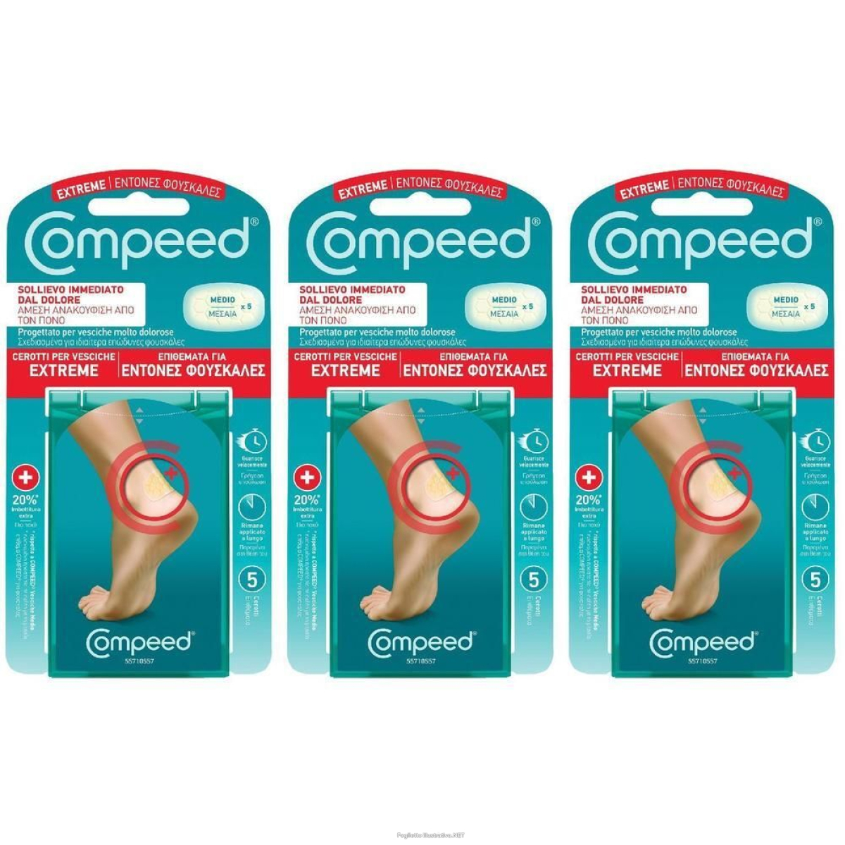 Cerca Prezzi di compeed® cerotti per vesciche – extreme 3x5 pz cerotto e acquista online