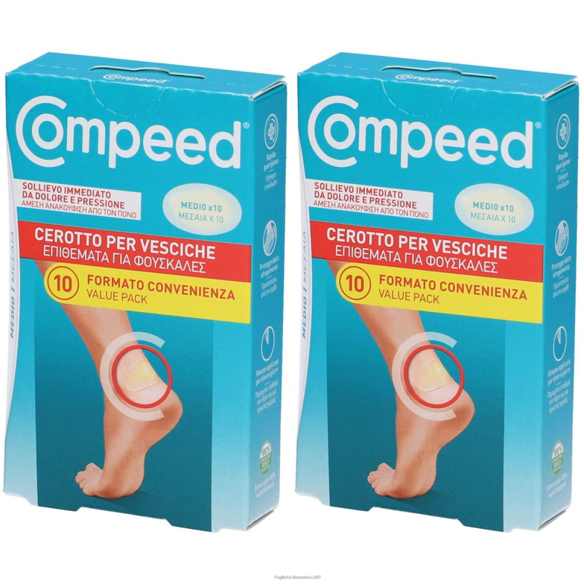 Cerca Prezzi di compeed® cerotto per vesciche 4,2 x 6,8 cm set da 2 2x10 pz e acquista online