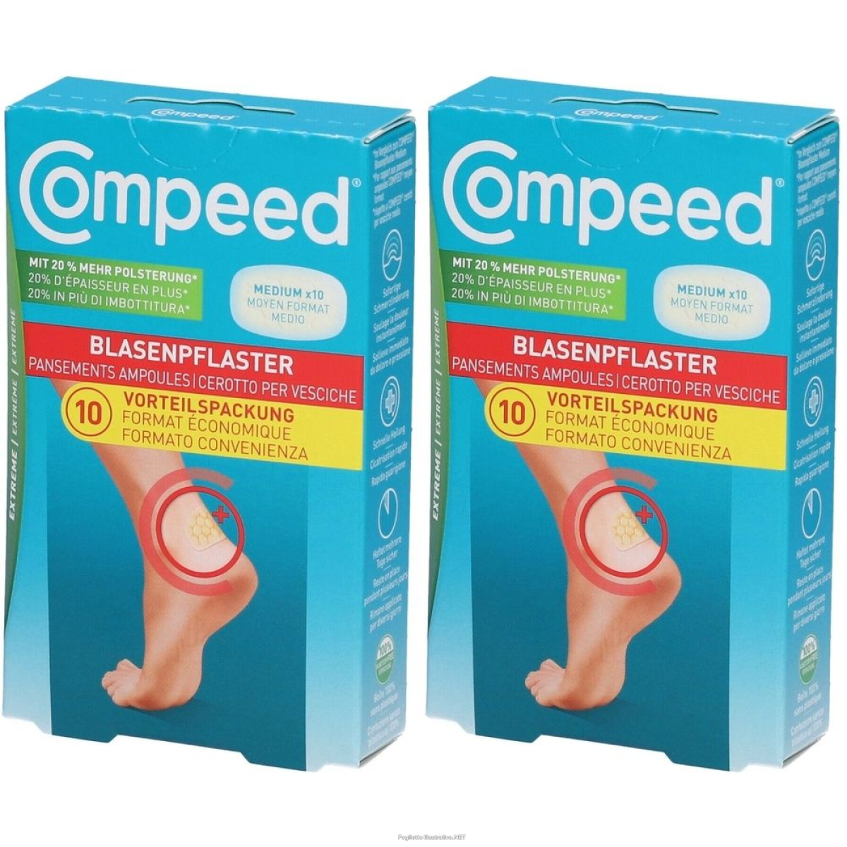 Cerca Prezzi di compeed® cerotto per vesciche extreme 4,2 x 6,8 cm set da 2 2x10 pz ce e acquista online