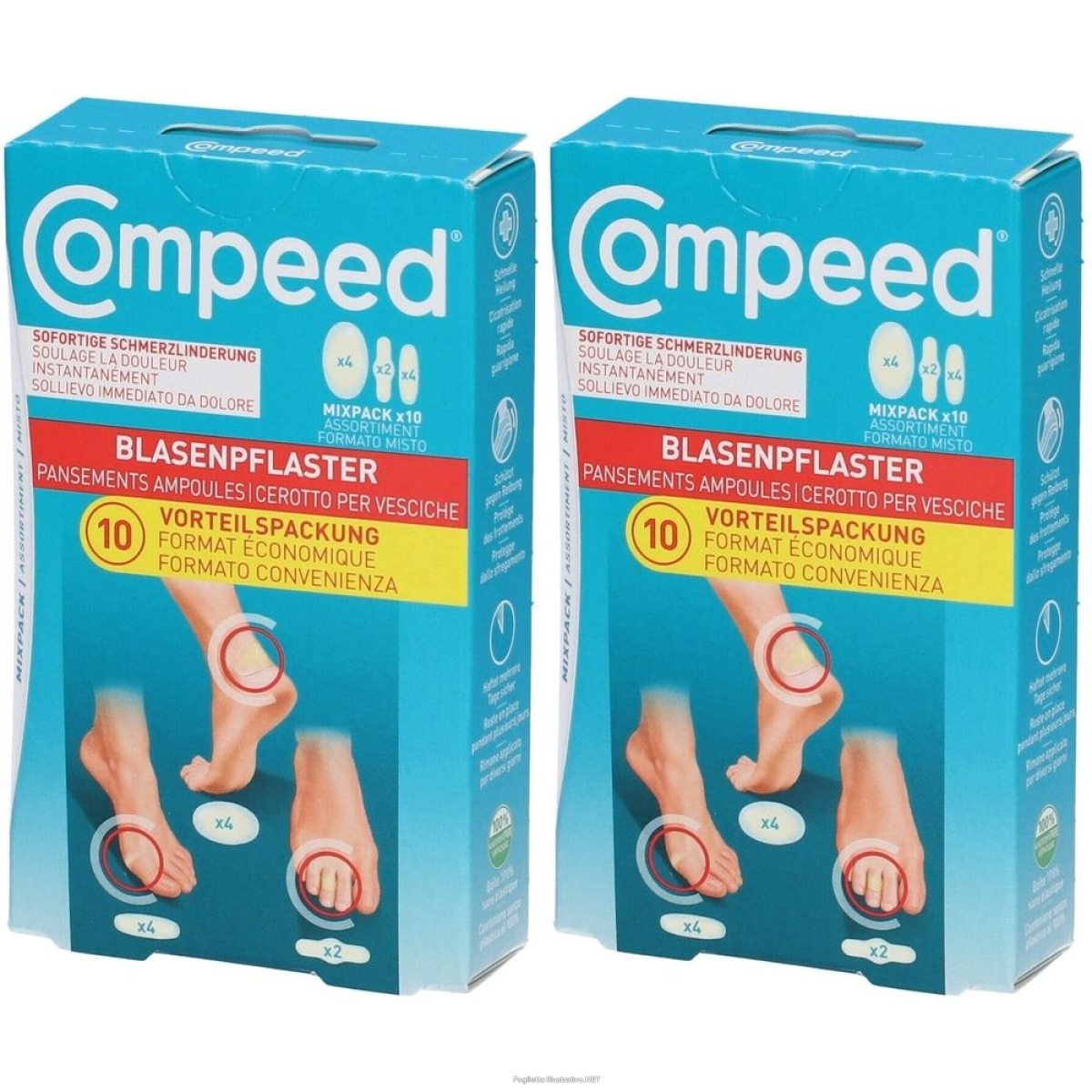Cerca Prezzi di compeed® cerotto per vesciche formato misto set da 2 2x10 pz e acquista online