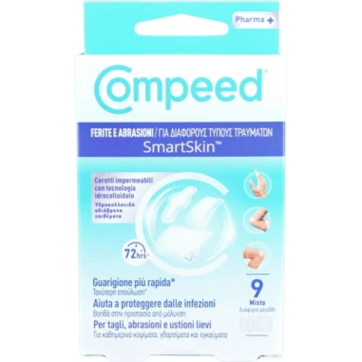 Cerca Prezzi di Compeed ferite e abrasioni smartskin - cerotti cicatrizzanti per tagli e scottature, 9 pezzi e acquista online