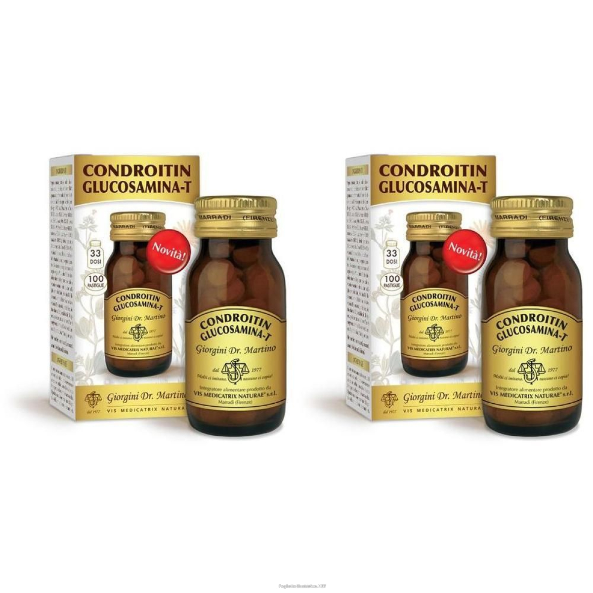 Cerca Prezzi di condroitin glucosamina-t 100 pastiglie 2x100 pz e acquista online