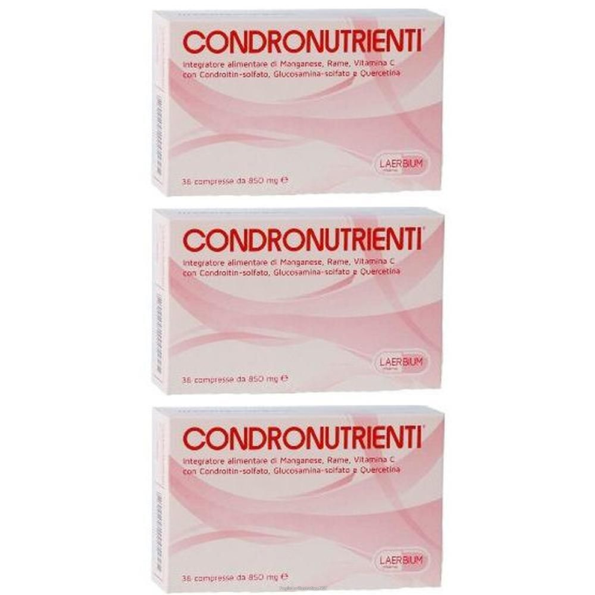 Cerca Prezzi di condronutrienti 36 compresse 3x30,6 g e acquista online