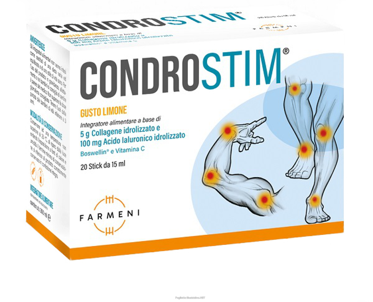 Cerca Prezzi di condrostim 20 stics da 15 ml gusto limone con zucchero con edulcorante senza glutine senza lattosio e acquista online