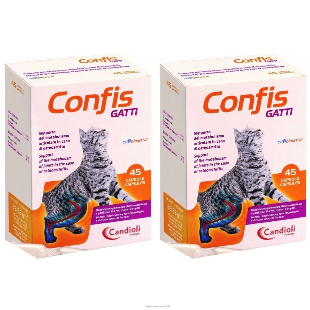 Cerca Prezzi di confis gatti 45 capsule set da 2 2x28,85 g e acquista online