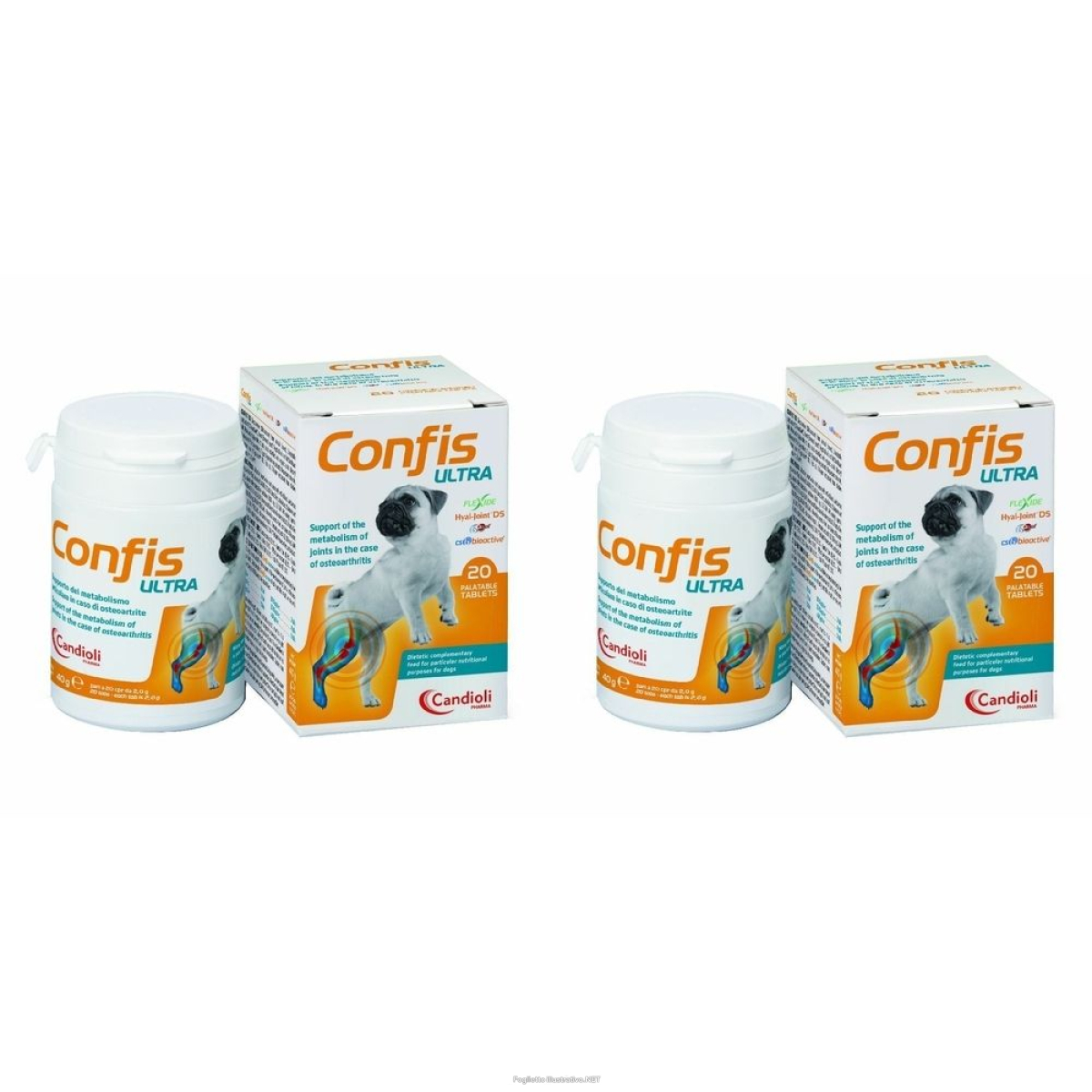 Cerca Prezzi di confis ultra barattolo 20 compresse set da 2 2x40 g e acquista online