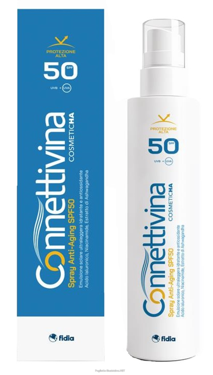 Cerca Prezzi di connettivina spray solare anti-aging spf50 idratante antiossidante uva uvb 180ml - fidia farmaceutici e acquista online
