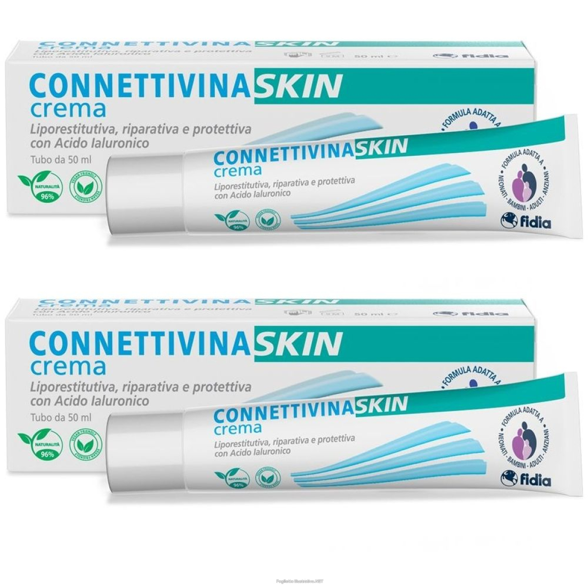Cerca Prezzi di connettivinaskin 50 ml set da 2 2x50 ml crema e acquista online