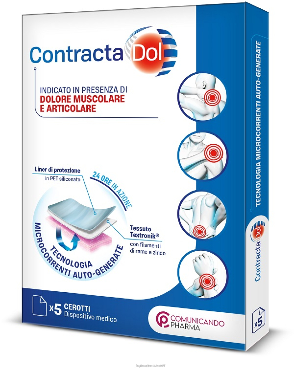 Cerca Prezzi di contracta dol cerotto indicato in presenza di dolore muscolare e articolare 5 pezzi e acquista online