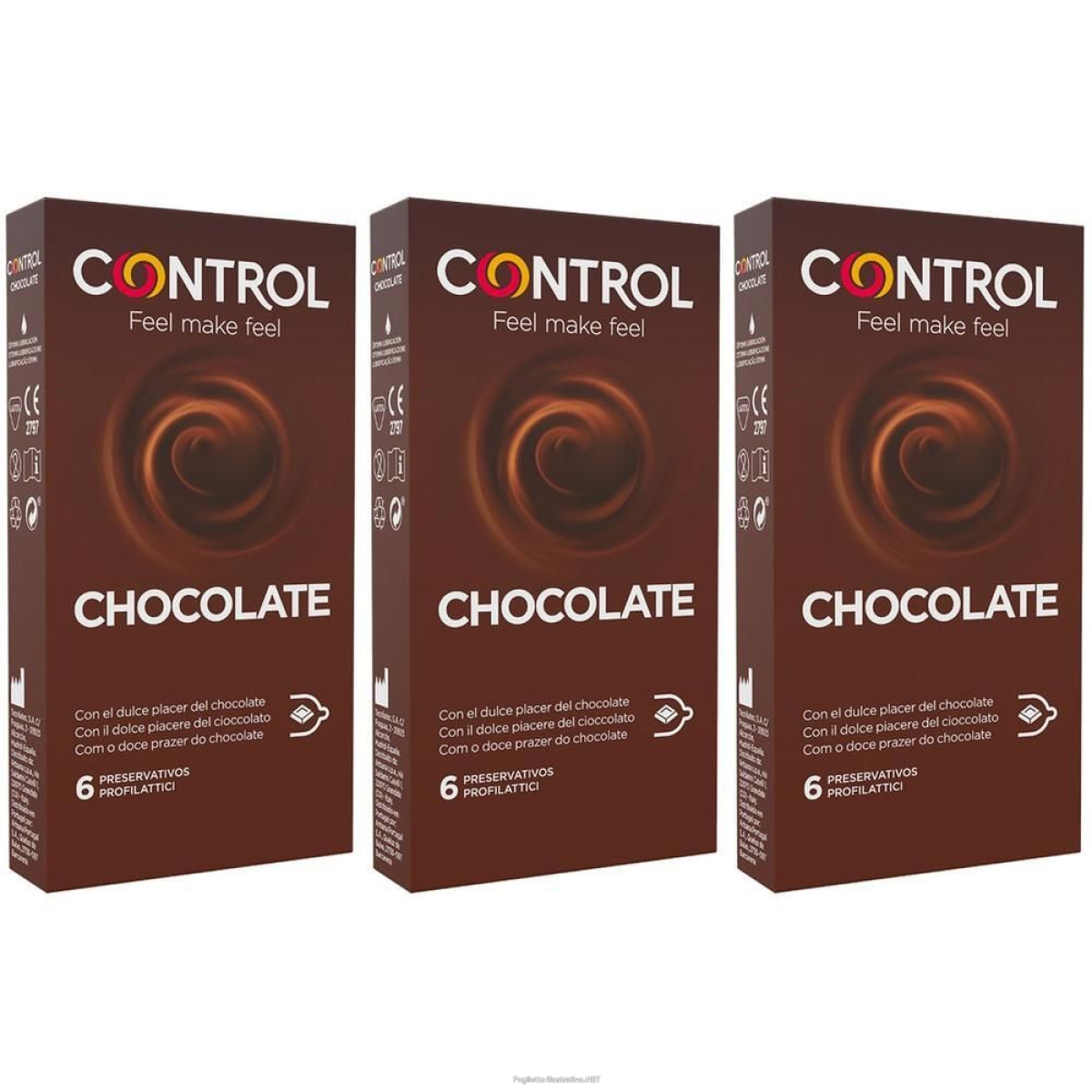 Cerca Prezzi di control chocolate preservativi 3x6 st e acquista online