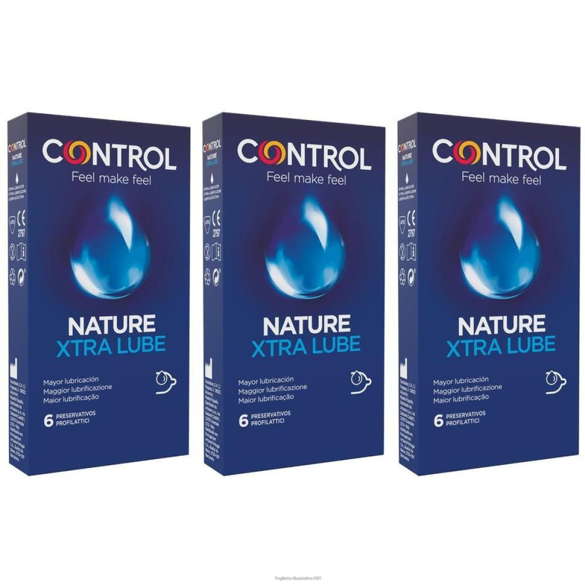 Cerca Prezzi di control nature xtra lube 3x6 pz preservativi e acquista online