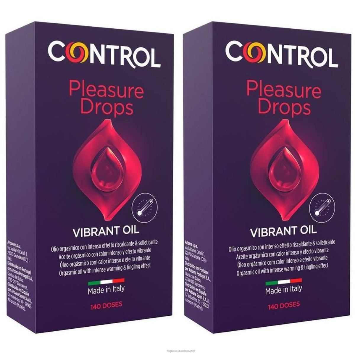 Cerca Prezzi di control pleasure drop vibrant oil 2x1 pz olio e acquista online