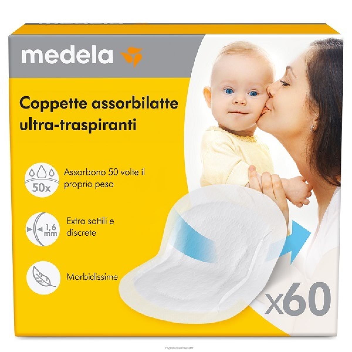 Cerca Prezzi di coppette assorbilatte ultra-traspiranti 60 pezzi e acquista online