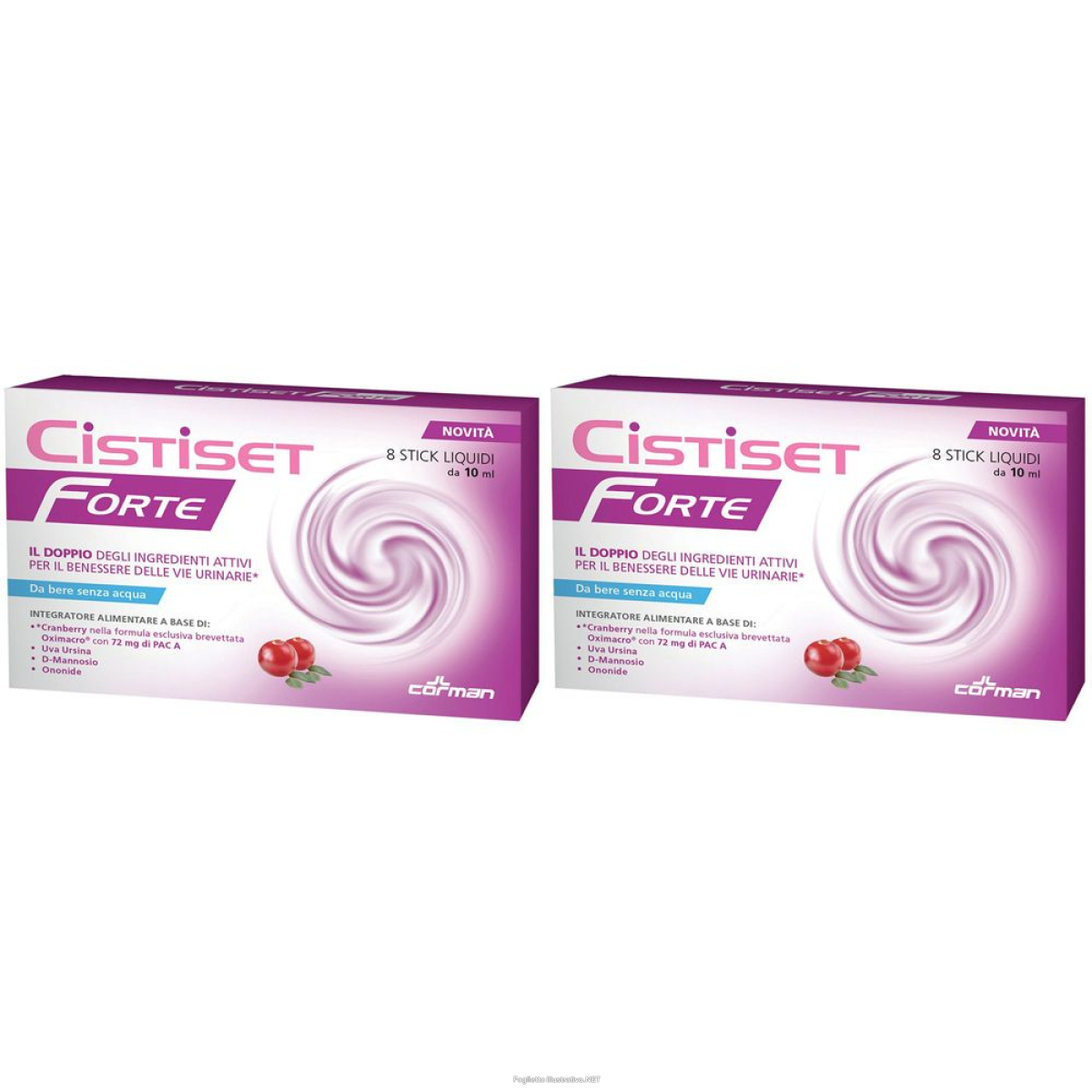 Cerca Prezzi di corman cistiset forte set da 2 2x8x10 ml stick e acquista online
