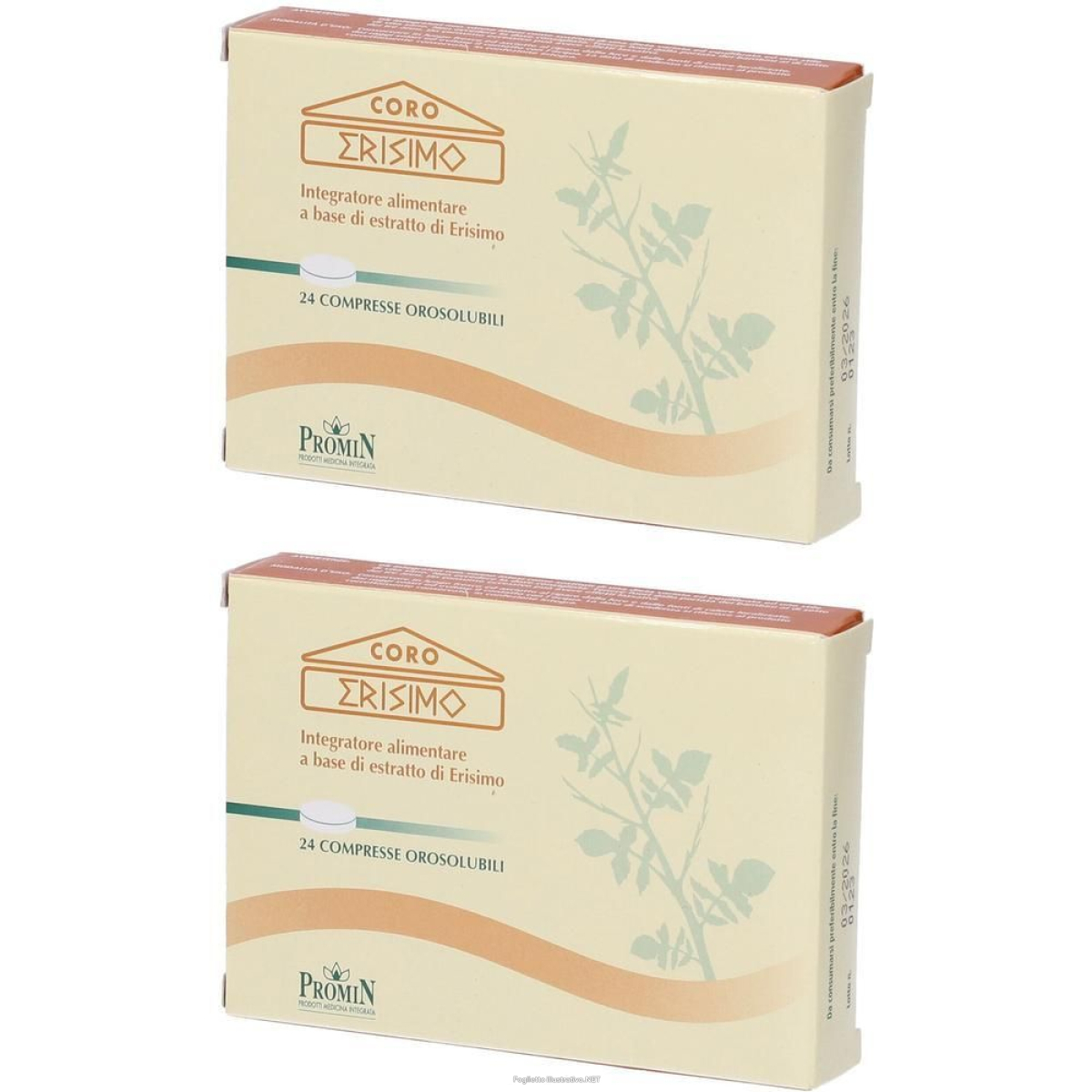Cerca Prezzi di coro erismo® promin 2x24 pz compresse e acquista online